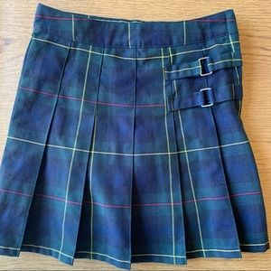 Plaid uniform skirt